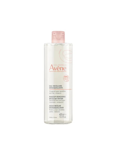 Avene Acqua Micellare 400ML - Struccante Delicato e Detergente Idratante per Viso e Occhi