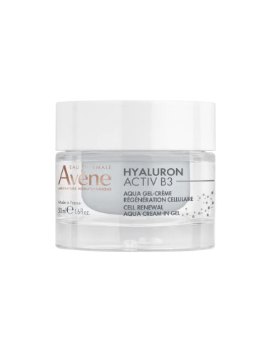 Avene Hyaluron Activ B3 Aqua Gel Crema Rigenerazione Cellulare 50ml - Trattamento Viso Anti-Age, Leviga e Rassoda