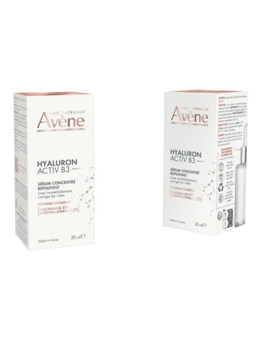 Avene Hyaluron Activ B3 Siero Concentrato Rimpolpante 30ml - Anti-age con Acido Ialuronico e Niacinamide