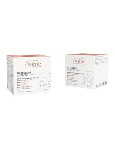 Avène Hyaluron Activ B3 Crema GIORNO Rigenerante Cellulare Anti-Rughe, Idratante, Rassodante e Levigante - 50ml