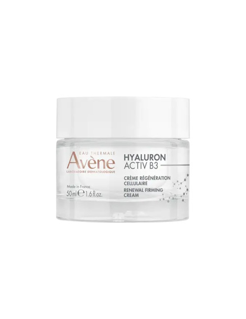 Avène Hyaluron Activ B3 Crema GIORNO Rigenerante Cellulare Anti-Rughe, Idratante, Rassodante e Levigante - 50ml