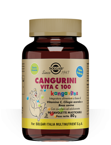 Cangurini Vita C 100 90 tavolette masticabili