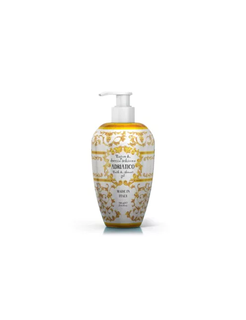 Le Maioliche Bagno Docciaschiuma Adriatico 700ml - Ambra e Gelsomino