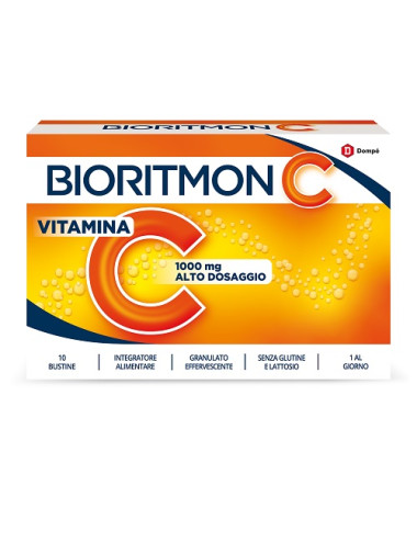 BIORITMON C, vitamina C alto dosaggio 1000mg 10 bustine