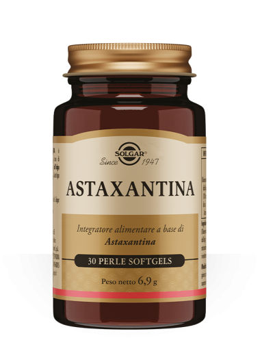Solgar Astaxantina 30 Perle - Integratore Antiossidante per Pelle e Vista