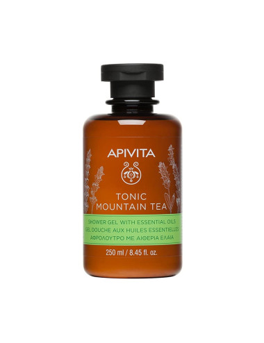 Apivita Mountain Tea Doccia Gel Rinfrescante - 250ml