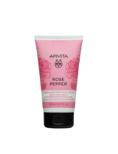 Apivita Rose & Pepper Crema Corpo - Crema Idratante e Tonificante