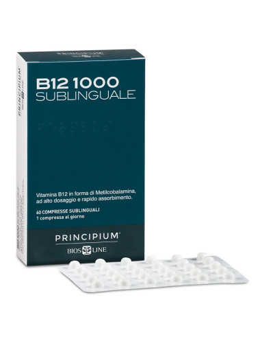 B12 1000 PRINCIPIUM 60 CPR SUBLINGUIALI